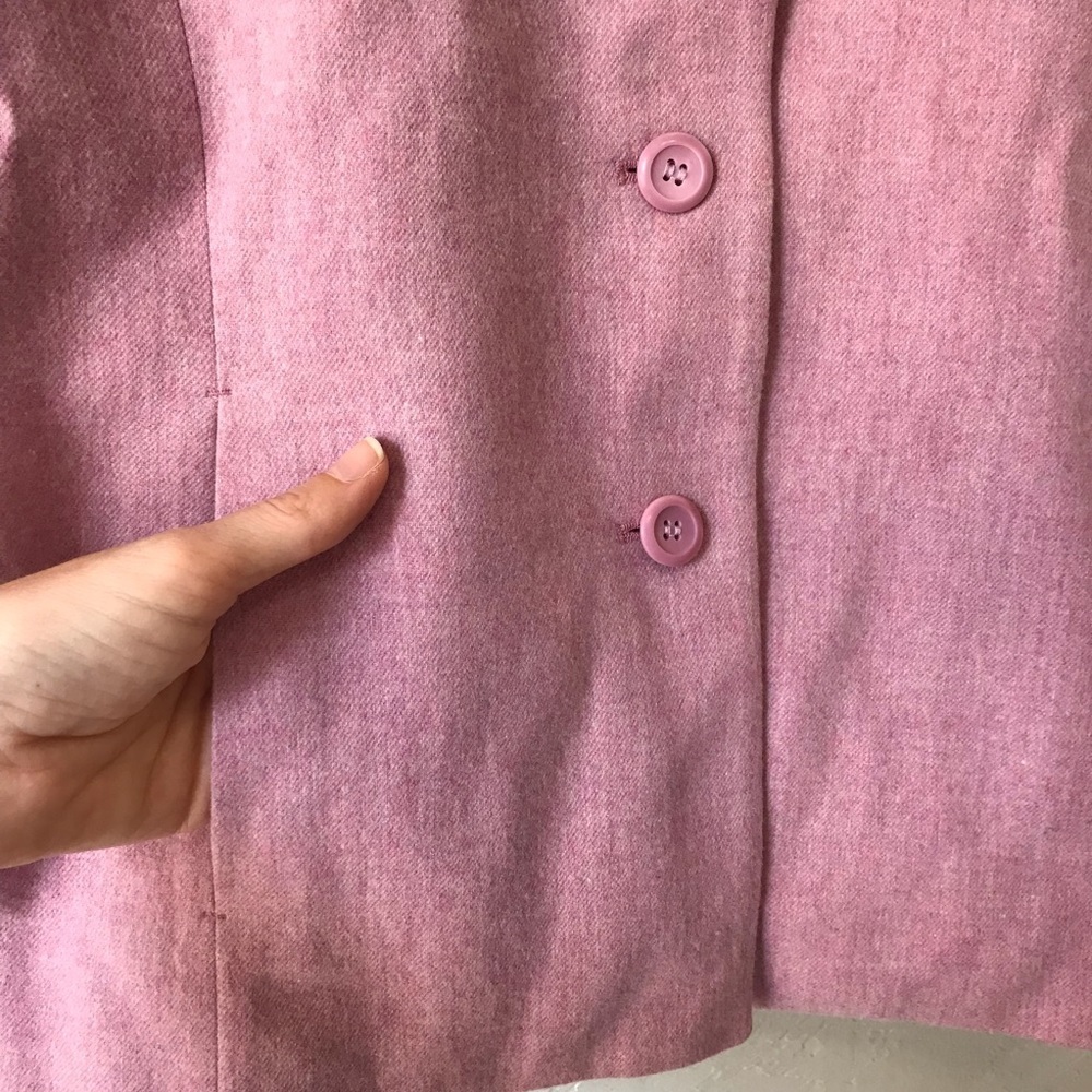Pendleton Pink Wool Blazer - Picture 8 of 12